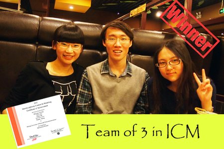 Team of 3 in ICM